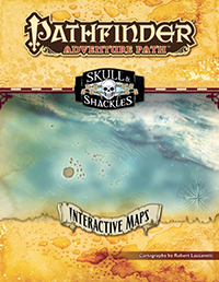 [PZO9000-10ME] Pathfinder Adventure Path Skull & Shackles Interactive Maps